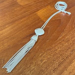 Silpada slide foxtail necklace